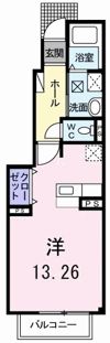 マンモス よこやま Ⅰの間取り画像