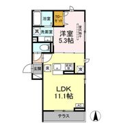 D-ROOM グッチ Ⅶの間取り画像