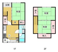 石井貸家の間取り画像