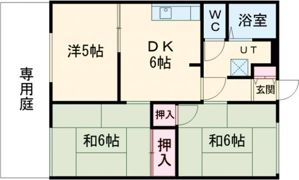 ドミール中島Aの間取り画像