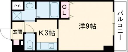 プラリア牧野阪の間取り画像