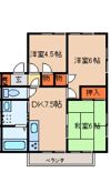 エリームA棟の間取り画像
