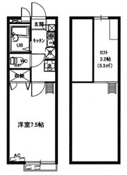 メインシティガーデン 新井壱番館の間取り画像