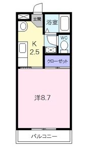 ロイヤルハートピア郷津Bの間取り画像