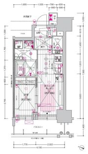 プレサンス ロジェ 名古屋駅 GATE FRONTの間取り画像
