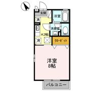 ハイム安井伍番館の間取り画像