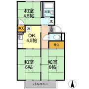 サンコーポプレジール B棟の間取り画像