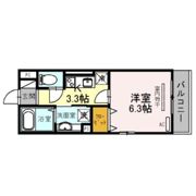 パークサイドメゾン新梅田の間取り画像