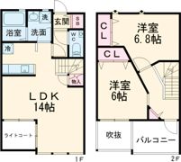 プレミアムアイランド上峰Ⅳの間取り画像