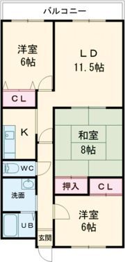 ハイムマーサーの間取り画像