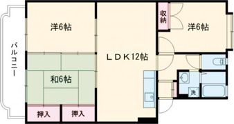 アグレアブル龍田の間取り画像