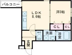 フジパレス法善寺の間取り画像