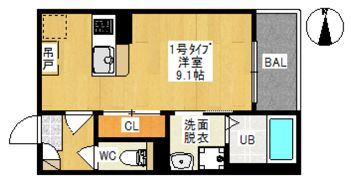 REGALEST 大元の間取り画像