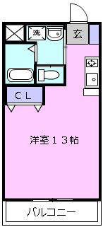 ふじ第3マンションの間取り画像