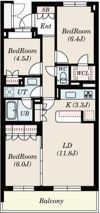 S-FORT横浜青葉台の間取り画像