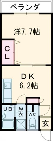 梅本アパートの間取り画像