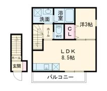 N3狐島の間取り画像