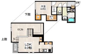 CB都府楼パスクの間取り画像