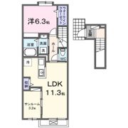 プロムナードドゥソレイユNKの間取り画像