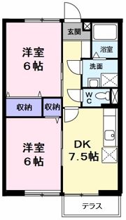 ニューエルディム中芝の間取り画像