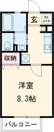 サンハイツ三条添川の間取り画像