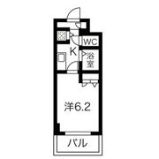 プレミアムコート名古屋金山インテルノの間取り画像