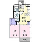 CASA・PATIO A棟の間取り画像