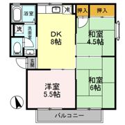 サンファミール Bの間取り画像