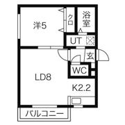 Glycine L・A(グリシーヌエルエー)の間取り画像