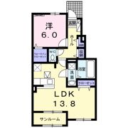 ラ エストレーヤ Bの間取り画像