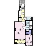 フェリーチェ駅南の間取り画像
