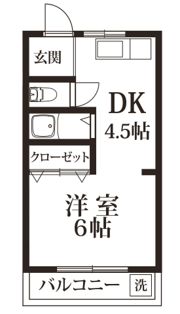 第6ファイブビルの間取り画像