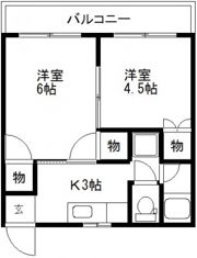 桂マンションⅠの間取り画像