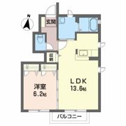 シャーメゾンさくらBの間取り画像