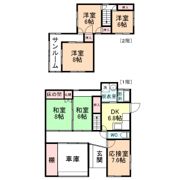 富山市向新庄53－39戸建の間取り画像