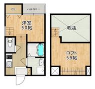 MODERN PALAZZO 福田町Bの間取り画像