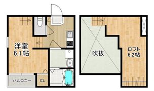 MODERN PALAZZO 福田町Bの間取り画像