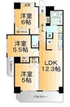 フォーシーズン開成山公園の間取り画像