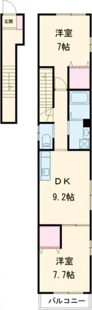 カーサ炭之座の間取り画像