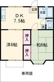 メゾンドフルール武蔵野台の間取り画像