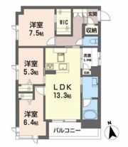 cantabile大関の間取り画像