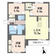 cantabile大関の間取り画像