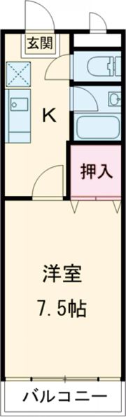 アルテ大在の間取り画像