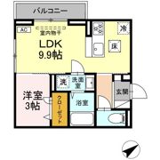 レグルス Ⅱの間取り画像