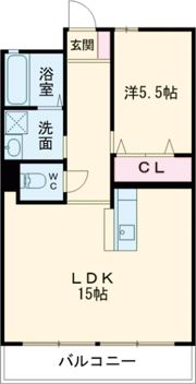 平山マンションの間取り画像