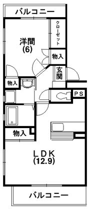 アクアブロー1の間取り画像