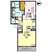 D-room平野Ⅲの間取り画像