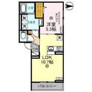 D-room平野Ⅲの間取り画像