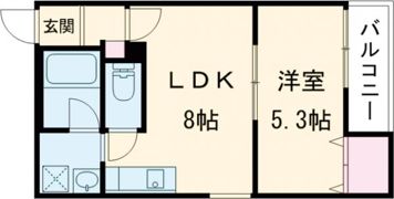 ALEGRIA平野本町Ⅱの間取り画像