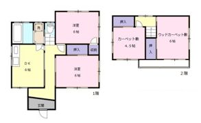 マチカド清見台東の間取り画像